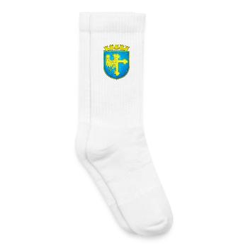Opole - Pologne - Chaussettes de tennis bio enfant - blanc - Droite