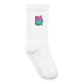 Graffiti Good Vibes Only tagging - Kids Tennis Socks - white - Right
