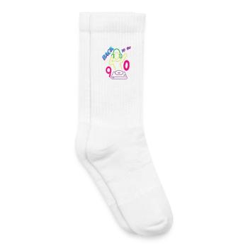 Back to the 90s with DJ - Kids Tennis Socks - white - Right
