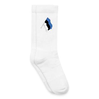 Flagge Estland - Kinder Tennissocken - Weiß - Rechts