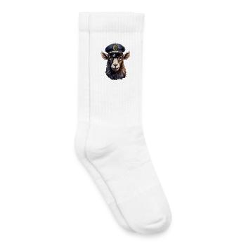 Police Goat - Kids Tennis Socks - white - Right