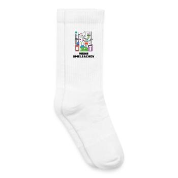 Karriere Statement Wissenschafter Job Beruf - Kinder Tennissocken - Weiß - Rechts