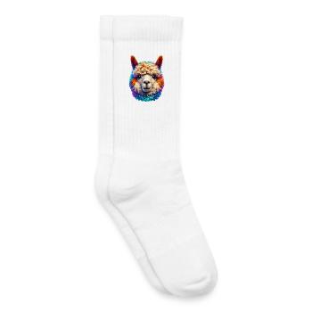 Alpaca - Kids Tennis Socks - white - Right