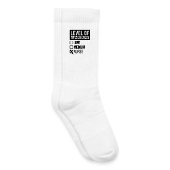 Krankenschwester - Kinder Tennissocken - Weiß - Rechts
