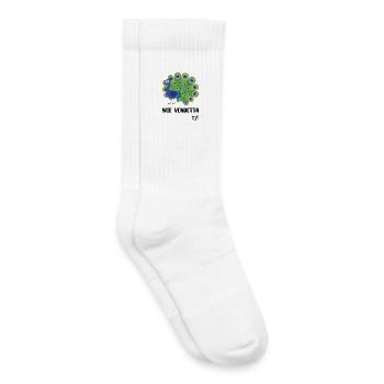 Pfau wie Vendetta - Kinder Tennissocken - Weiß - Rechts