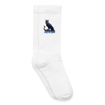 Rois des cieux et de la terre - Chaussettes de tennis bio enfant - blanc - Droite