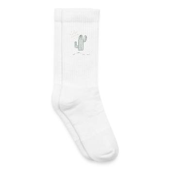 Kaktus im Sonnenlicht - Kinder Tennissocken - Weiß - Rechts