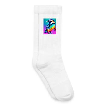Pinguin - Kinder Tennissocken - Weiß - Rechts