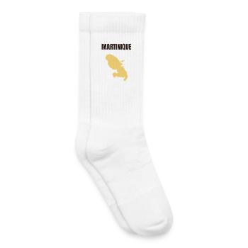 Martinique - Westindische Inseln T-Shirt - Kinder Tennissocken - Weiß - Rechts
