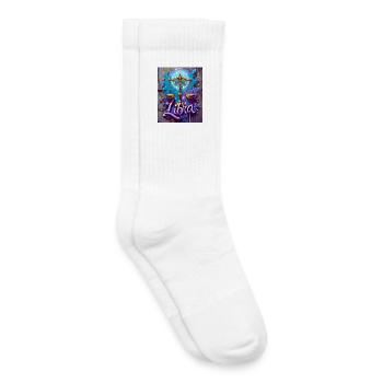 Balance - Chaussettes de tennis bio enfant - blanc - Droite