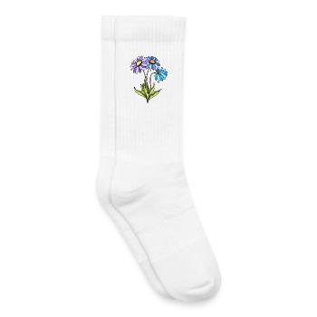 Blumen - Chaussettes de tennis bio enfant - blanc - Droite