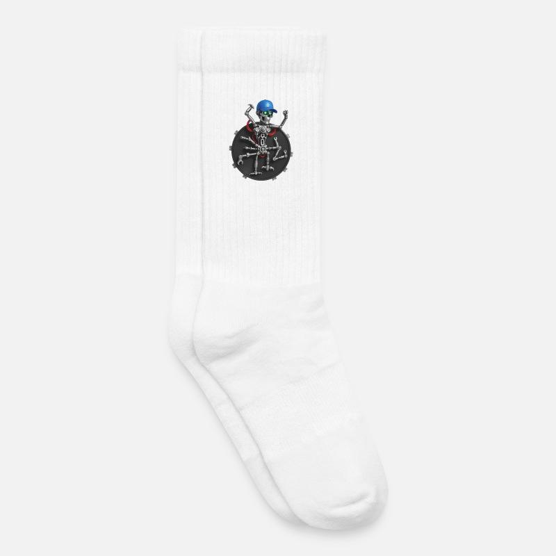 ICH BIN GI, BIN EIN GEEK #2 – Geek & Science-Fiction - Kinder Tennissocken - Weiß