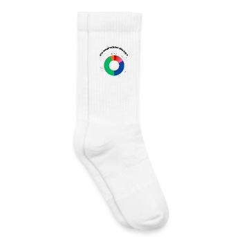 Motivation Diagram - Kids Tennis Socks - white - Right