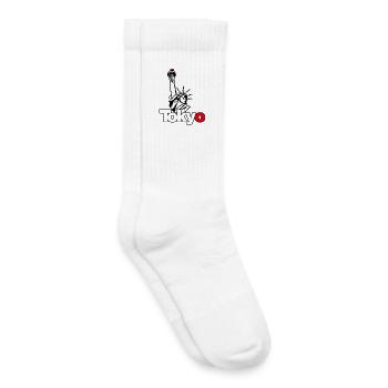 Tokyo Liberty – Urban Parody T-Shirt - Kids Tennis Socks - white - Right