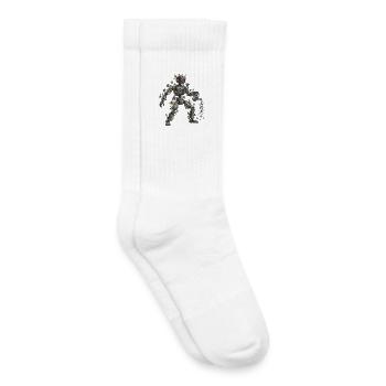 Blühender Roboter Florenkunst - Kinder Tennissocken - Weiß - Rechts