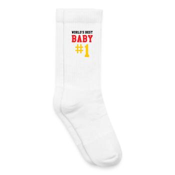Best Baby - Birth - Child - Kids Tennis Socks - white - Right