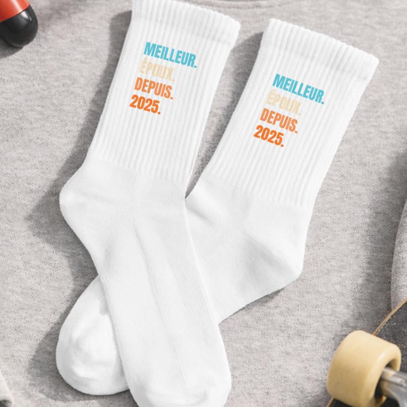 Bester Ehemann seit 2025 Geschenk-Ehemann Kinder Tennissocken