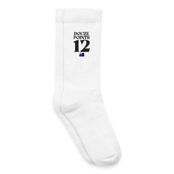 Douze Points Australie Eurovision - Chaussettes de tennis bio enfant - blanc - Droite