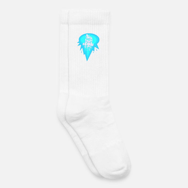 turbodead - Kinder Tennissocken - Weiß