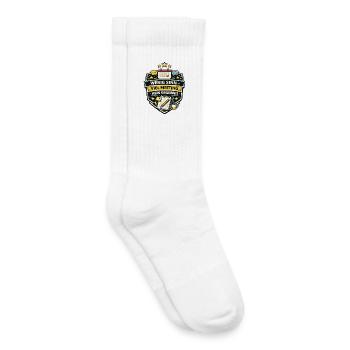 Wenig Sinn Viel Meeting Kein Ergebnis Badge - Kinder Tennissocken - Weiß - Rechts