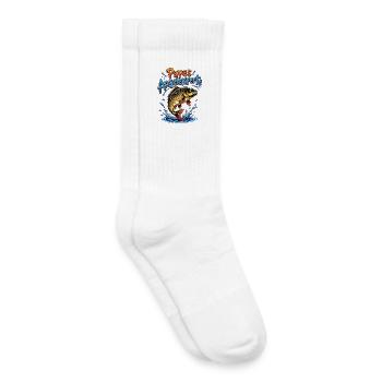Dad's fishing expert - Kids Tennis Socks - white - Right