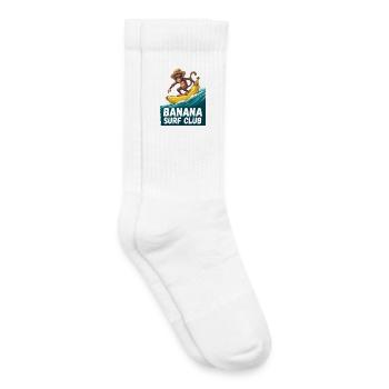Banana Surf Club Monkey - Kids Tennis Socks - white - Right