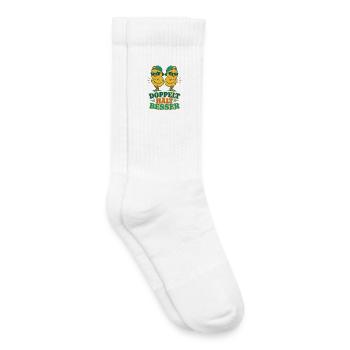 Doppelt Hält Besser Zwillinge - Kinder Tennissocken - Weiß - Rechts