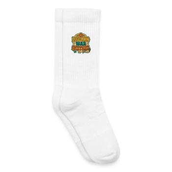 Only child was sibling announcement yesterday - Kids Tennis Socks - white - Right