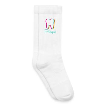 dentiste - Chaussettes de tennis bio enfant - blanc - Droite