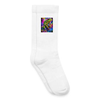 frog - Kids Tennis Socks - white - Right