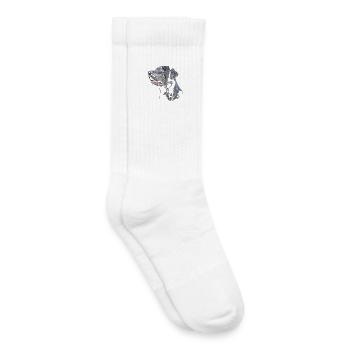 Labrador - Kids Tennis Socks - white - Right