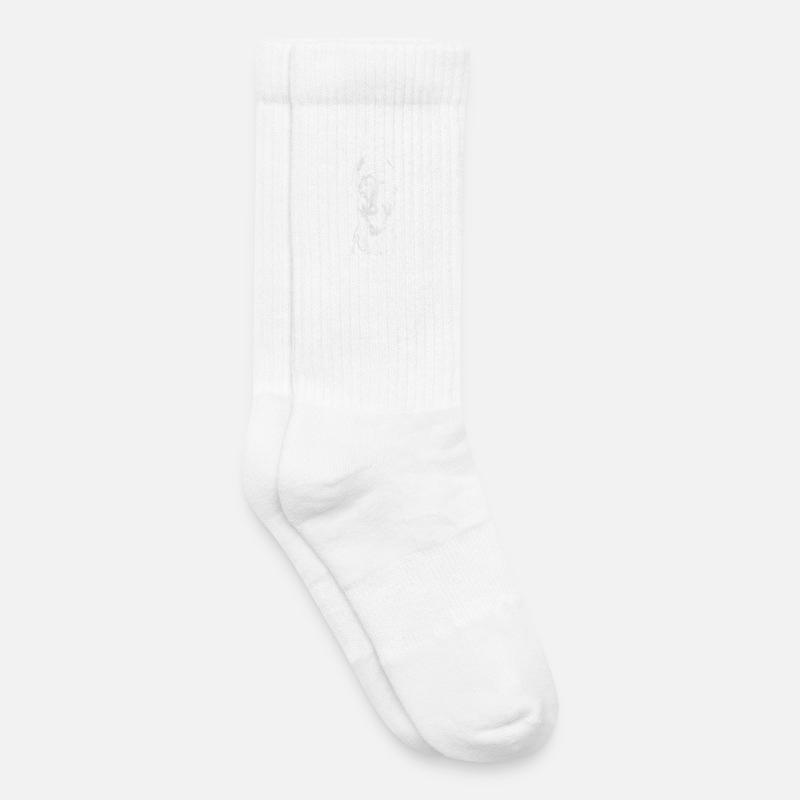 Dobermann - Kinder Tennissocken - Weiß