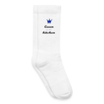 Kochen - Kinder Tennissocken - Weiß - Rechts