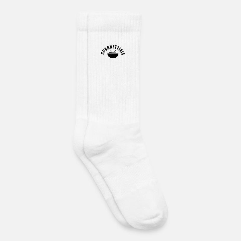 Spagetti Eis - Kinder Tennissocken - Weiß