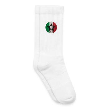 Italien Stern mit Totenkopf im Retro Geschenk - Kinder Tennissocken - Weiß - Rechts