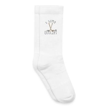 I Love Hockey I Eishockey I Geschenk - Kinder Tennissocken - Weiß - Rechts