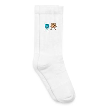 Wissenschaft Physik Chemie OMG - Kinder Tennissocken - Weiß - Rechts