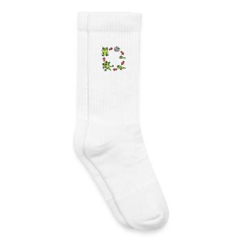 Wissenschaft Biologie Frosch - Kinder Tennissocken - Weiß - Rechts