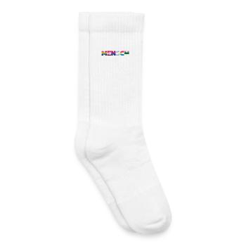 Regenbogen Pride Flag Design - Kinder Tennissocken - Weiß - Rechts