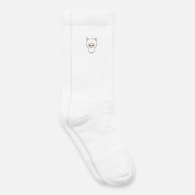 Lama - Kinder Tennissocken - Weiß