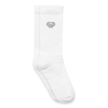 Elefant - Kinder Tennissocken - Weiß - Rechts
