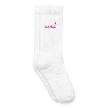 Dance and Life Motto Design - Kids Tennis Socks - white - Right