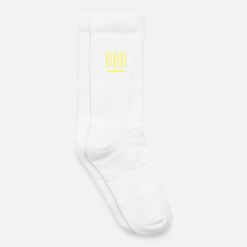 I'm A DJ - Not A Jukebox - Kinder Tennissocken - Weiß