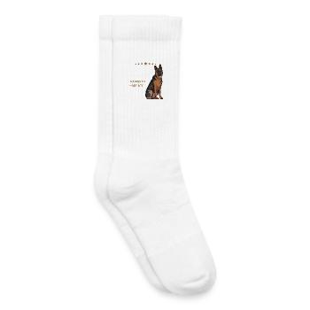 Meine Sucht: Deutscher Schäferhund - Kinder Tennissocken - Weiß - Rechts