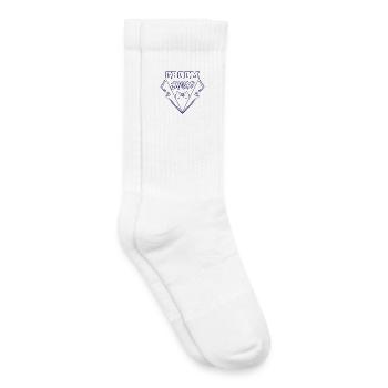 jeune marié - Chaussettes de tennis bio enfant - blanc - Droite