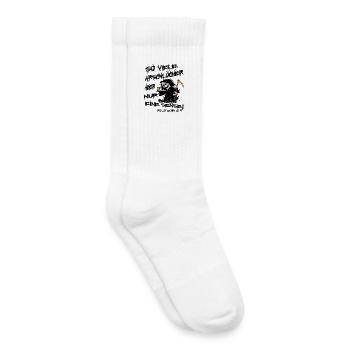 Lustiger Sensenmann - Kinder Tennissocken - Weiß - Rechts