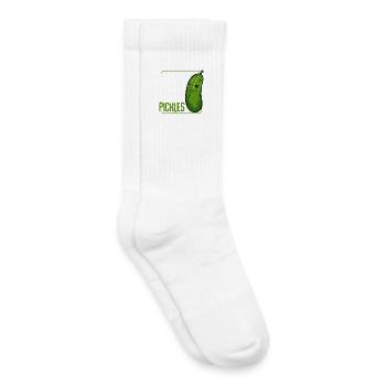 Image du héros concombre qui dit - Chaussettes de tennis bio enfant - blanc - Droite