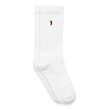 Spicy Pepper Typografie - Kinder Tennissocken - Weiß - Rechts
