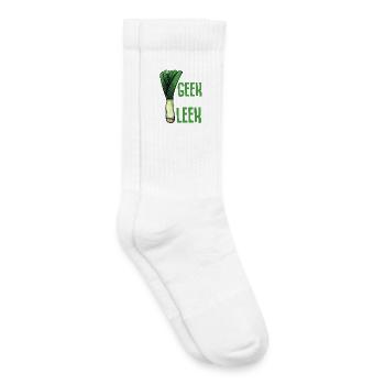 LauchGeek: Ich mag Lauch - Kinder Tennissocken - Weiß - Rechts