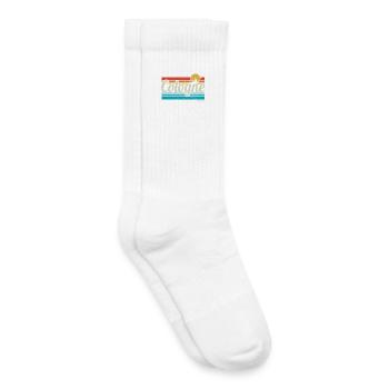 Cologne Köln Retro Vintage Surfer Kölner Karneval - Kinder Tennissocken - Weiß - Rechts
